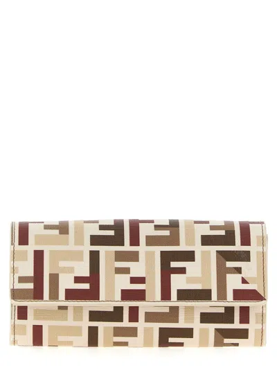 Fendi 'continental Roma' Wallet On Chain In Multi | ModeSens