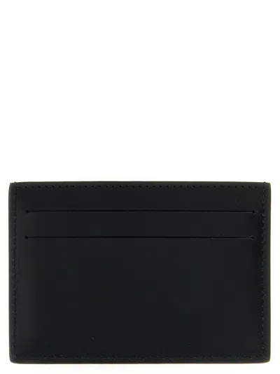 Fendi 'slim Squared Ff' Card Holder In Black