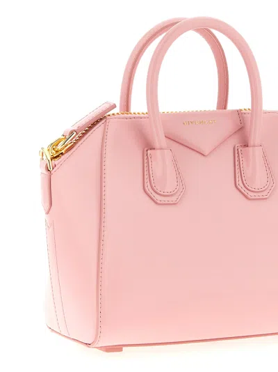 Givenchy 'antigona' Mini Handbag In Pink