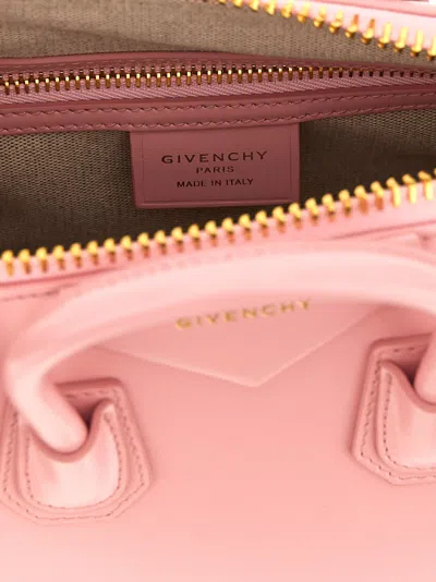 Givenchy 'antigona' Mini Handbag In Pink