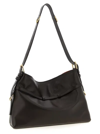 Givenchy Women Voyou Medium Leather Shoulder Bag In Brown