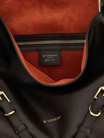 Givenchy Women Voyou Medium Leather Shoulder Bag In Brown