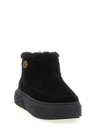 Pinko 'yoko 22' Ankle Boots In Black