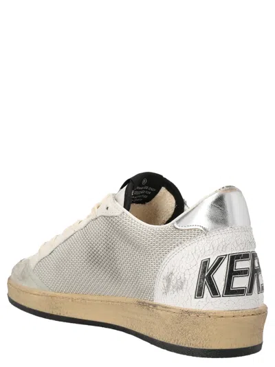 Golden Goose Ball Star Sneakers White In Black