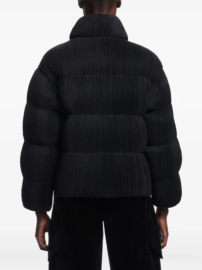 Emporio Armani Short Down Jacket In Black