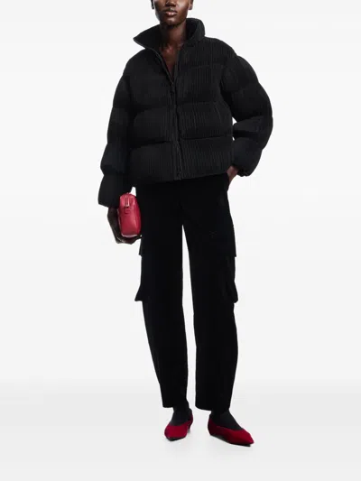 Emporio Armani Short Down Jacket In Black