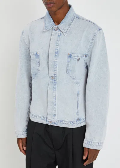 Ymc You Must Create Ymc Loft Panelled Denim Jacket In Blue