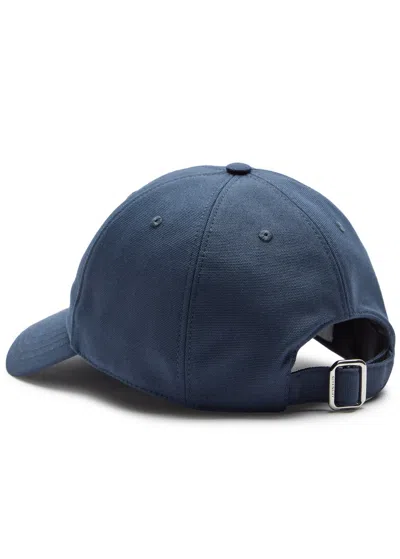 Givenchy Men Baseball Cap With Embroidered Logo In Blue