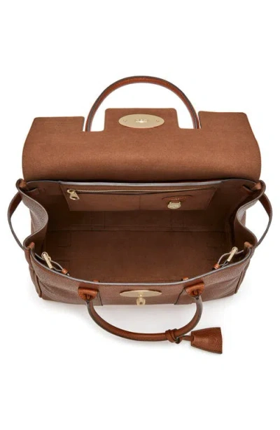 Mulberry Bayswater Small Grained Leather Shoulder Bag In Brown