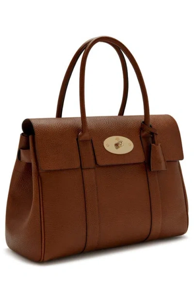Mulberry Bayswater Small Grained Leather Shoulder Bag In Brown