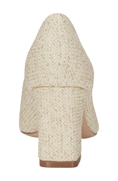 Marc Fisher Ltd Zala Block Heel Pump In Neutral