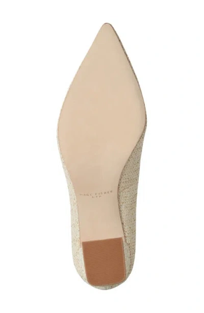 Marc Fisher Ltd Zala Block Heel Pump In Neutral