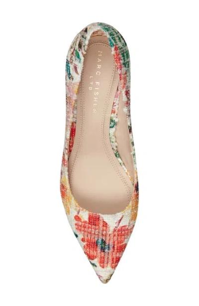 Marc Fisher Ltd Zala Block Heel Pump In Neutral