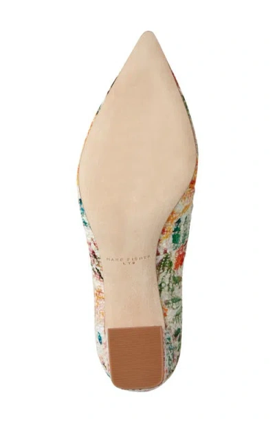 Marc Fisher Ltd Zala Block Heel Pump In Neutral
