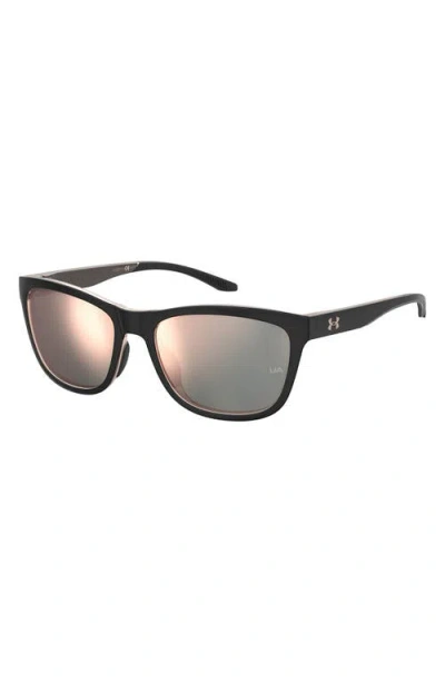 Under Armour Play Up Square Sunglasses In Black