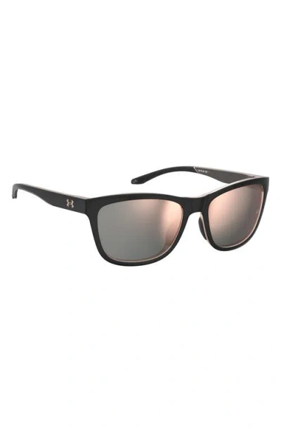 Under Armour Play Up Square Sunglasses In Black