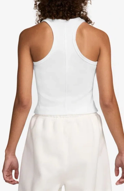 Jordan Essential Racerback Tank In White