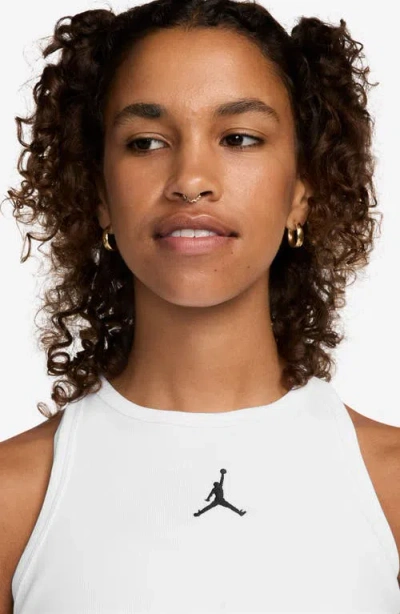 Jordan Essential Racerback Tank In White