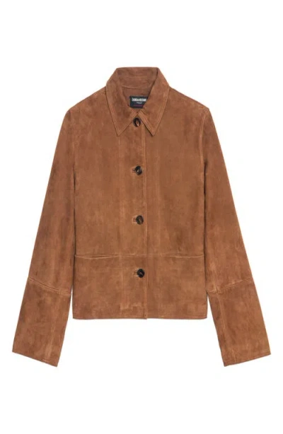 Zadig & Voltaire Zadig&voltaire Leather Outerwears In Brown