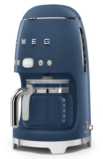 Smeg 50s Retro Drip Filter Coffee Maker In Blue