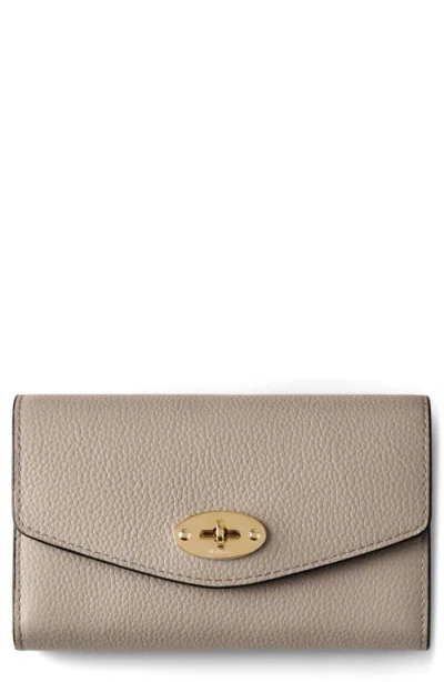 Mulberry Medium Leather Folded Darley Wallet In Neutral