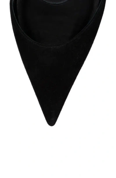 Christian Louboutin Miss Ziggyta 100 Suede Pumps In Black