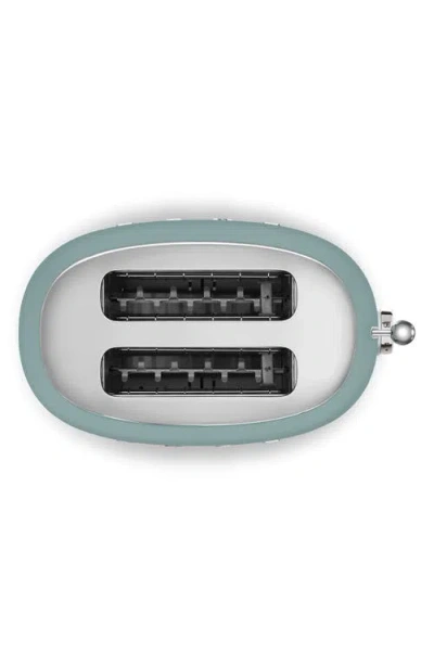 Smeg 50s Retro Style Two-slice Toaster In Blue