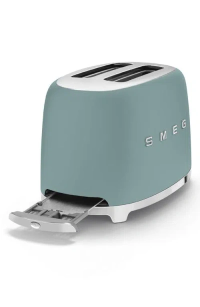 Smeg 50s Retro Style Two-slice Toaster In Blue