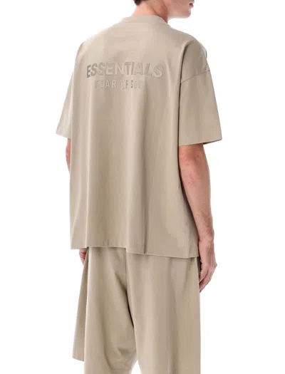 Fear Of God Essential Classic Long Sleeves T-shirt In Brown