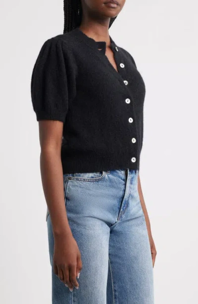 Doen Anisa Alpaca-blend Cardigan In Black