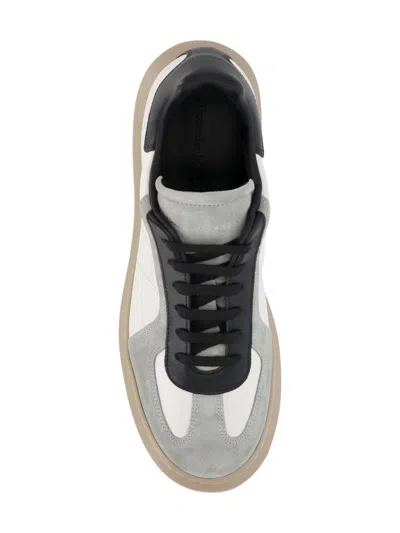Alexander Mcqueen Calf Leather Sneakers In White