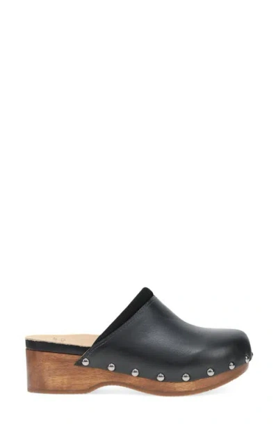 Dansko Andie Platform Mule In Black