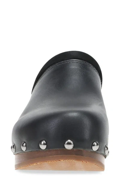 Dansko Andie Platform Mule In Black