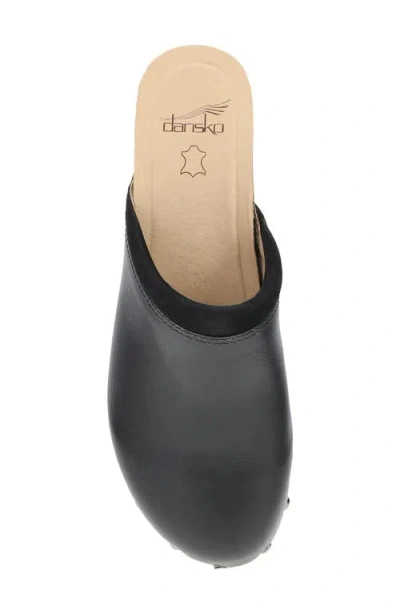 Dansko Andie Platform Mule In Black