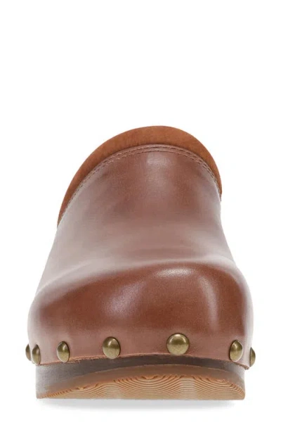 Dansko Andie Platform Mule In Brown