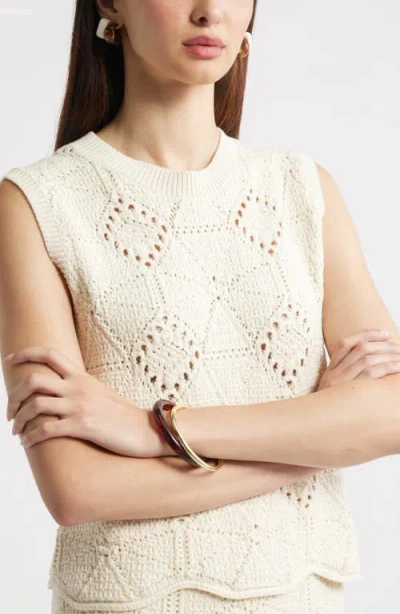 Nordstrom Set Of 2 Resin & Metal Bangles In Multi