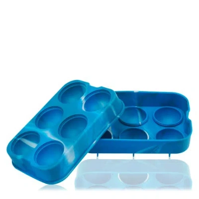 Host Silicone 2" Ice Sphere Mold In Blue