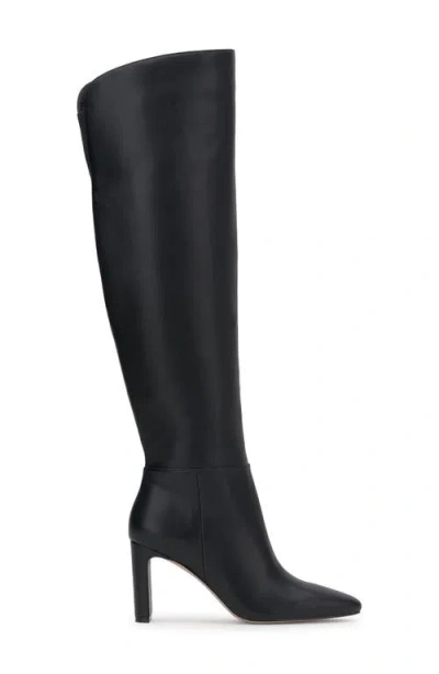 Jessica Simpson Sussta Leopard Print Tall Boot In Black