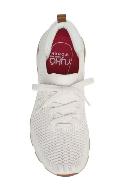 Ryka Devotion Fuse Womens Lace-up Knit Running & Training Shoes In White