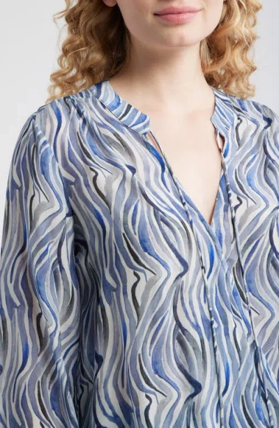 Apny Printed Top In Blue