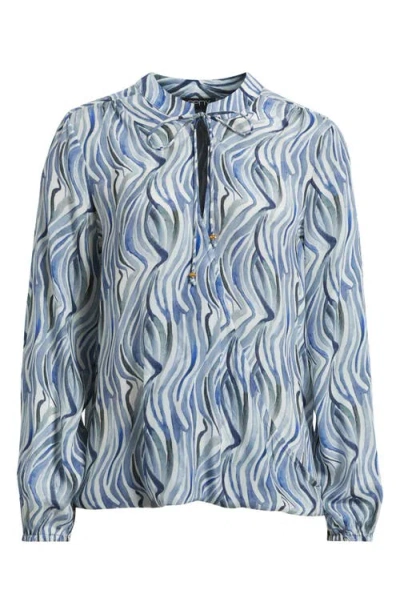 Apny Printed Top In Blue