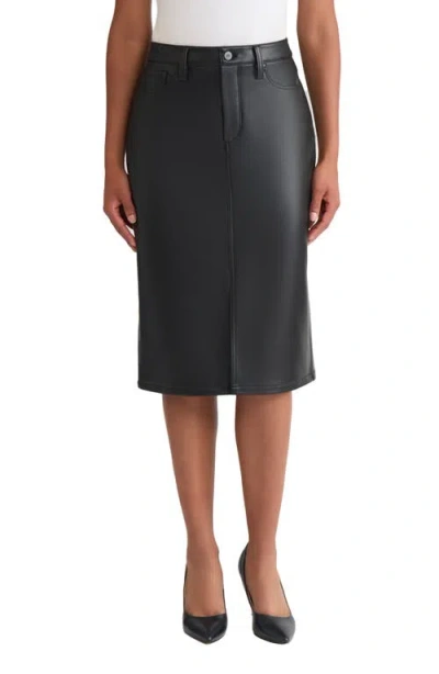 Jones New York Women's Lexington Center Front Slit Midi Skirt In Black