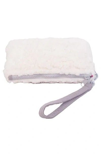 Mimish Kids' Colorblock Corduroy & Faux Shearling Tote