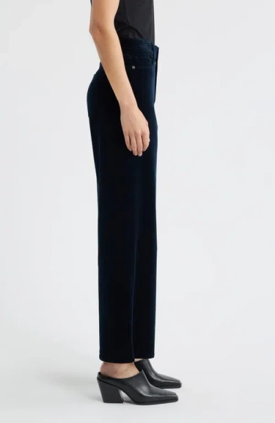 Frame Le Slim Palazzo Pants In Blue