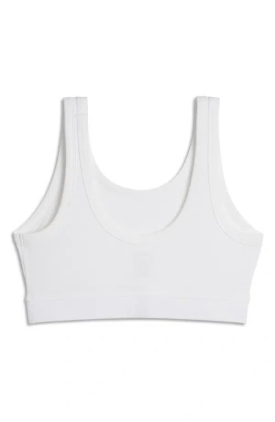 Tomboyx Essentials Rib Sports Bra In White