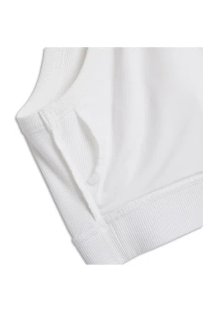 Tomboyx Essentials Rib Sports Bra In White