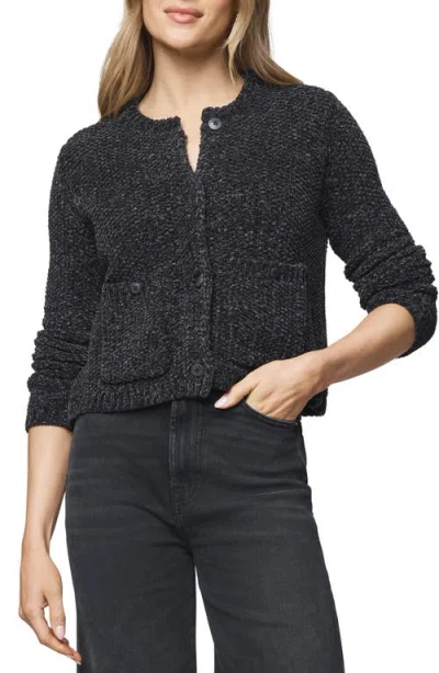 Splendid Andrea Crop Cardigan In Gray
