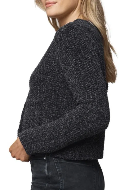 Splendid Andrea Crop Cardigan In Gray
