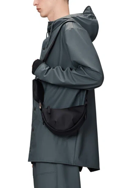 Rains Mini Valera Waterproof Shoulder Bag In Black