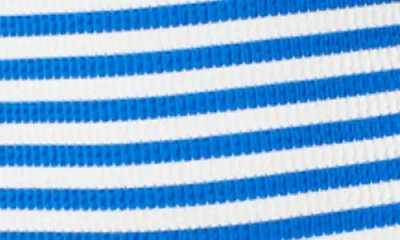 Rip Curl Es Verda Stripe Crinkle One-piece Swimsuit In Blue